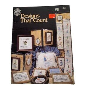 Gloria & Pat Designs That Count Cross Stitch Book 6 Pre-Owned Decorative Pattern